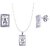 SILVER SHINE Sterling Silver Jewel Set  (Silver)