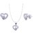 SILVER SHINE Sterling Silver Jewel Set  (Platinum)