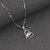 Silver Shine Silver Plated Chain With Elegant Heart Shape Solitaire Diamond Pendant For Women Alloy Chain