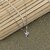 Silver Shine Silver Plated Chain With Stylish Heart Shape Solitaire Diamond Pendant For Women Alloy Chain