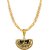 Silver Shine Gold Plated designer Party Wear Necklace Jai Mata Di Pendant Chain Jewellery For Man And Boy Gold-plated Alloy