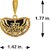 Silver Shine Gold Plated designer Party Wear Necklace Jai Mata Di Pendant Chain Jewellery For Man And Boy Gold-plated Alloy