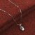 Silver Shine Silver Plated Delicated Chain With Star Shape Solitaire Diamond Pendant For Women Alloy Chain