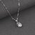 Silver Shine Silver Plated Delicated Chain With Star Shape Solitaire Diamond Pendant For Women Alloy Chain
