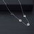 SILVER SHINE Sterling Silver Plated Silver Necklace