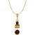 Silver Shine Gold Plated Stylish Designer Necklace Om Pendant Chain Jewellery For Man And Boy Gold-plated Alloy