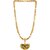 Silver Shine Gold Plated Designer Classic Look Necklace Shiva Mahakal Pendant Chain Jewellery For Man And Boy Gold-plated Alloy