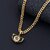 Silver Shine Gold Plated Classic designer Necklace OM Pendant Chain Jewellers For Man And Boy Gold-plated Alloy