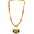 Silver Shine Gold Plated Classic designer Necklace OM Pendant Chain Jewellers For Man And Boy Gold-plated Alloy