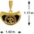 Silver Shine Gold Plated Designer Stylish Look Necklace Shiva OM Pendant Chain Jewellery For Man And Boy Gold-plated Alloy