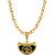 Silver Shine Gold Plated Exculisve Necklace Shiva OM Pendant Chain Jewellery For Man And Boy Gold-plated Alloy