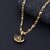 Silver Shine Gold Plated Exculisve Necklace Shiva OM Pendant Chain Jewellery For Man And Boy Gold-plated Alloy