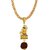 Silver Shine Gold Plated Classic designer Necklace Rudrakash Shiva Bholenath Mahadev Pendant Chain Jewellers For Man And Boy Gold-plated Alloy