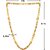 Silver Shine Gold Plated Designer Fancy Necklace Jai Mata Di Pendant Chain Jewellery For Man And Boy Gold-plated Alloy