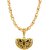 Silver Shine Gold Plated Exculisve Necklace Shiva Mahakal Pendant Chain Jewellery For Man And Boy Gold-plated Alloy