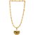 Silver Shine Gold Plated Exculisve Necklace Shiva Mahakal Pendant Chain Jewellery For Man And Boy Gold-plated Alloy
