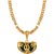 Silver Shine Gold Plated Designer Classic Look Necklace Shiva OM Trishul Pendant Chain Jewellery For Man And Boy Gold-plated Alloy