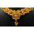Temple Chocker Necklace Gold Plated with Earrings For Women - VENK1PK500005