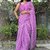 Crochet Sequence Work Saree