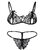 29K Black Net Solid Babydoll Nightwear (ME-77Blk)
