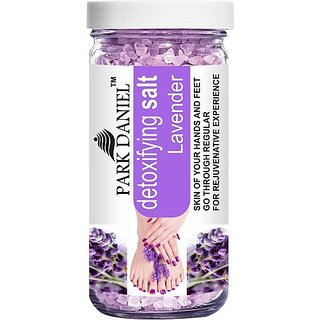 PARK DANIEL Premium Lavender Bath Salt- For Soothing & Relaxation -Pedicure & Manicure Salt (200 Gms) (200 g)