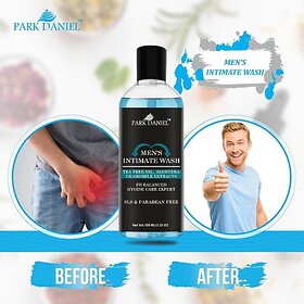 PARK DANIEL Natural pH Balanced Men Intimate Wash- Hygine Care Expert(100 ml) (100 ml)