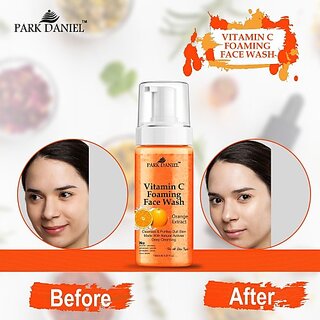 PARK DANIEL Vitamin C Foaming  For Deep Cleansing for Normal to Dry Skin 150 ML Face Wash (150 ml)