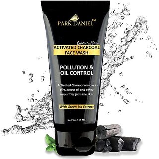 PARK DANIEL Activated Charcoal - Pollution & Oil Control- To Remove dirt, Excess Oil & other impurities from the Skin(100 ML) Face Wash (100 ml)
