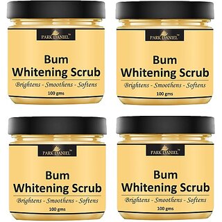 PARK DANIEL Elbow, Knee, Feet & Underarms Skin Whitening Scrub Pack of 3 100gm(300 gm) Scrub (300 g)