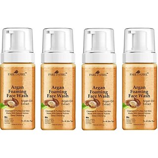 PARK DANIEL Argan Oil Foaming  For Deep Cleansing Combo Pack of 4 150 ML(600 ML) Face Wash (600 ml)