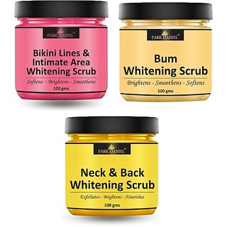 PARK DANIEL Apricot Facial & Body Scrub For De-tan & Moisturising Skin Pack of 2 of 100ML Scrub (200 ml)