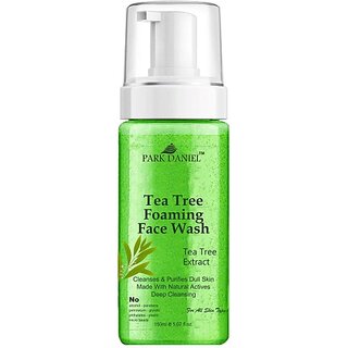 PARK DANIEL Herbal Tea Tree Foaming  For Deep Cleansing Normal to Dry Skin 150 ML Face Wash (150 ml)