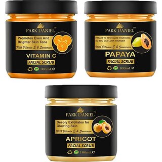 PARK DANIEL Knee & Feet Whitening Body Scrub Skin Exfoliating Pack of 2 of 100 gm(200 gms) Scrub (200 g)