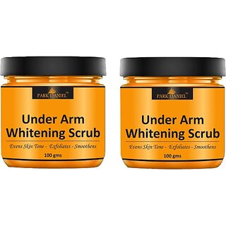 PARK DANIEL Bikini Intimate Area, Bum & Underarms Whitening Scrub Pack of 3 100gm(300 gm) Scrub (300 g)