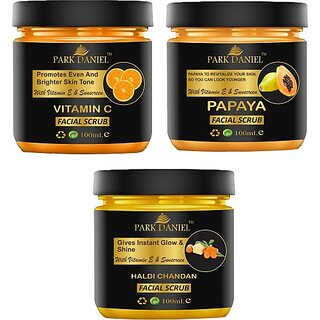 PARK DANIEL Bikini Lines & Intimate Area Skin Whitening Scrub Pack of 4 of 100 gm(400 gms) Scrub (400 g)