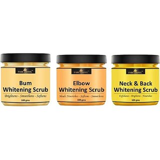 PARK DANIEL Apricot Facial & Body Scrub For De-tan & Moisturising Skin Pack of 4 of 100ML Scrub (400 ml)