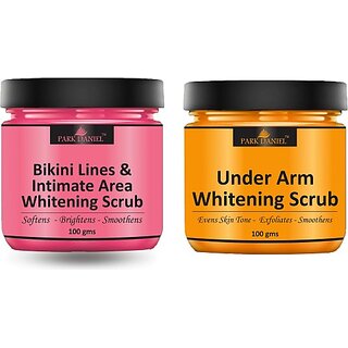 PARK DANIEL Vitamin C Facial Scrub For Smooth And Brighter Skin Pack of 4 of 100 ML Scrub (400 ml)