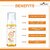 PARK DANIEL Men's Intimate Wash Maintain Ph Balance with Orange Extract Pack of 1 of 150ML (150 ml)