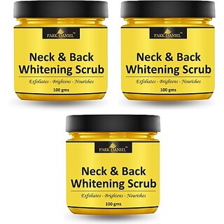 PARK DANIEL Elbow Whitening Scrub Skin Exfoliating, Brightening Pack of 3 of 100 gm(300 gms) Scrub (300 g)