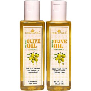 PARK DANIEL Pure Olive Oil Combo of 2 No.100 ml Bottles(200 ml) (200 ml)