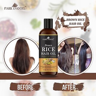 PARK DANIEL Premium Brown Rice Hair Oil Enriched With Vitamin E - For Strength and Hair Growth (60 ml) Hair Oil (60 ml)