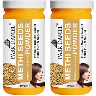 PARK DANIEL Premium Fenugreek (Methi) Powder Combo Pack 2 bottles of 100 gms(200 gms) (200 g)