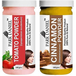 PARK DANIEL Premium Tomato Powder & Cinnamon Powder Combo Pack of 2 Jars of 100 gms(200 gms) (200 g)