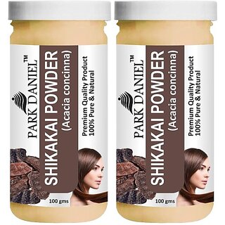 PARK DANIEL Premium Shikakai Powder - Natural Hair Cleanser Combo Pack 2 bottles of 100 gms(200 gms) (200 g)