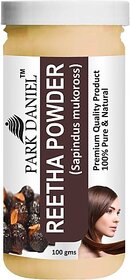 PARK DANIEL Premium Reetha Powder - For Silky & Smooth Hairs (100 gms) (100 g)