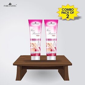 PARK DANIEL Hair Removal Cream - For Underarms, Hand, Legs & Bikini Line Three in one Use ( Ideal For Men & Women ) Combo Pack of 2 Cream (200 g)