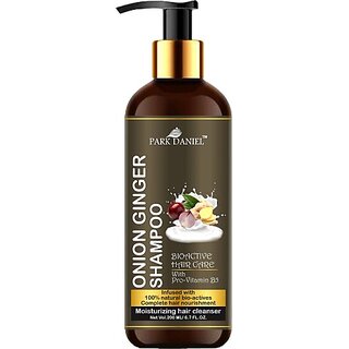 PARK DANIEL Premium Onion Ginger Shampoo -For Hair Nourishment and Moisturizing (200 ml) (200 ml)