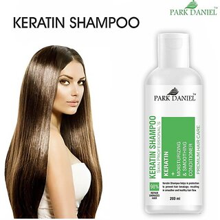 PARK DANIEL Keratin Smooth Shampoo Control Anti-Breakage,Damage & Dry Hair Pack 1 of 200ML (200 ml)