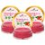PARK DANIEL Premium Strawberry Lip Scrub for dark lips to lighten for Men & Women - Enriched with Cane Sugar Powder, Tocopherol (Vitamin E), Cocoa Butter, Shea Butter Combo pack of 3 Jars of 08 gms(24 Gms) Strawberry (Pack of: 3, 24 g)