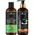 PARK DANIEL Pure and Natural Aloe Vera Oil & Activated Charcoal Shampoo Combo Pack Of 2 bottle of 200 ml(400 ml) (2 Items in the set)